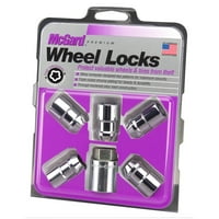 Set of 4 McGard 24014 Cone Seat 9//16-Inch 18 Thread Size Under Hub Cap Wheel Locks